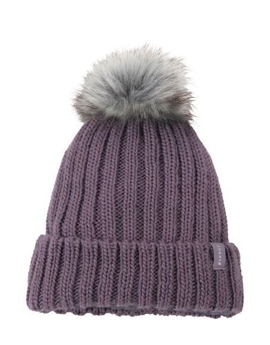 Pikeur Mütze mit Bommel purple grey