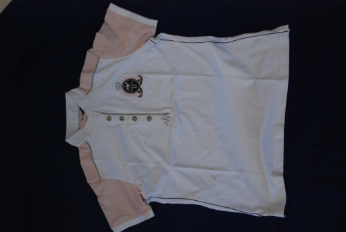 Pikeur Turniershirt weiß-rosa 6020