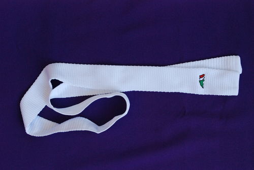 Equiline Krawatte weiß gestrickt